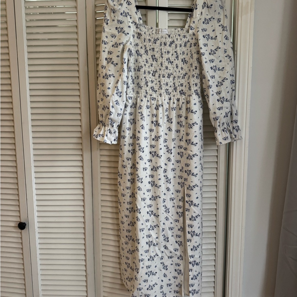 HOUSE OF HARLOW Floral Long Sleeve Maxi Dress